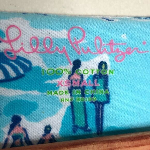 Lilly Pulitzer Sz XS Print Dress - Picture 4 of 7